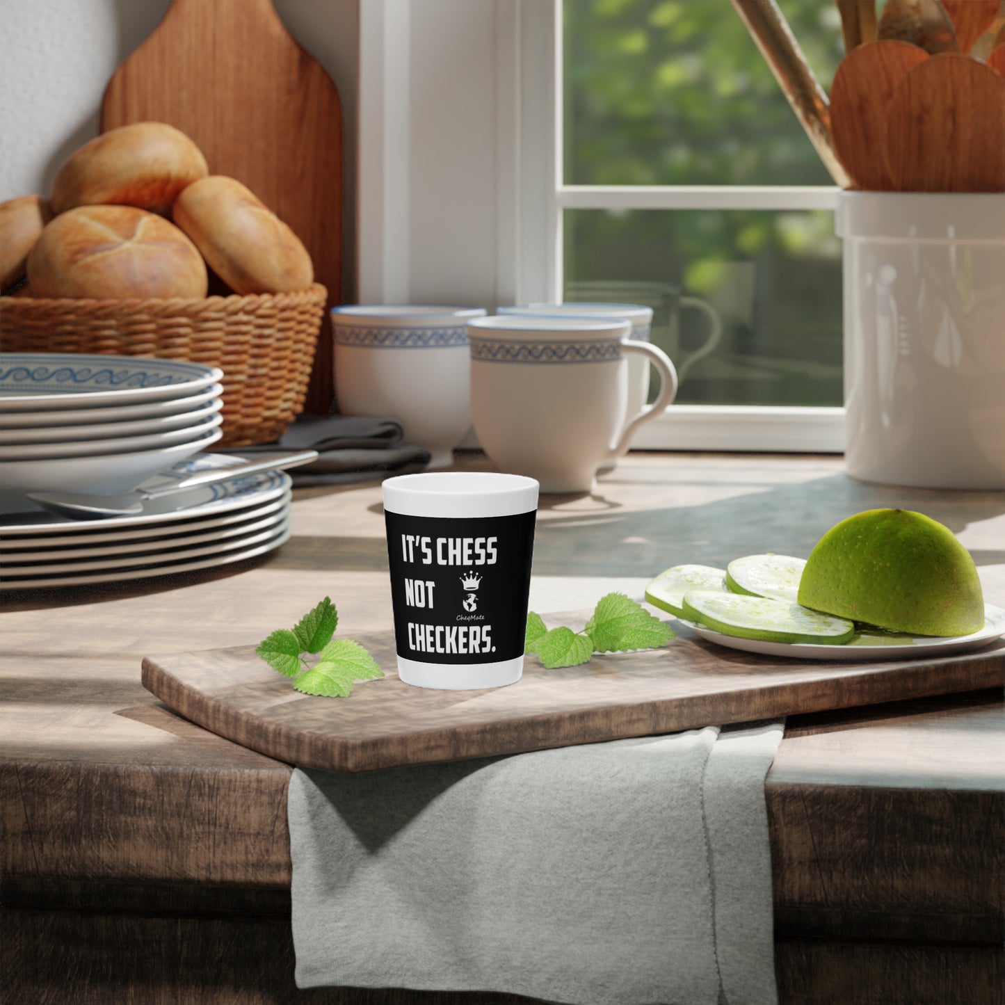 It's Chess Not Checkers Shot Glass