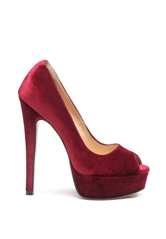 Shoes: BRIELLE HIGH HEEL PEEP TOE STILETTO