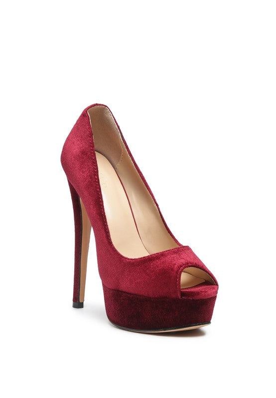 Shoes: BRIELLE HIGH HEEL PEEP TOE STILETTO
