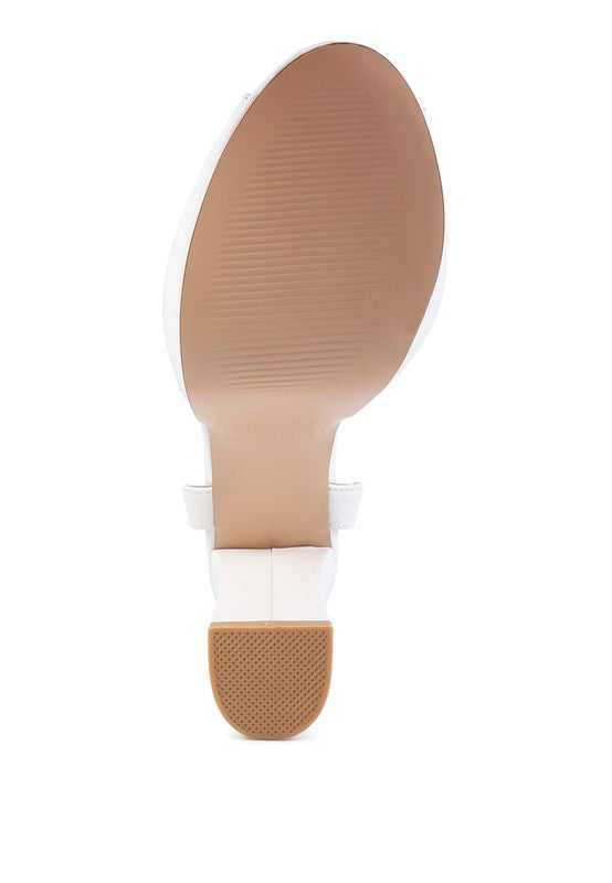Shoes: RAGER PEEP-TOE HIGH PLATFORM BLOCK SANDALS