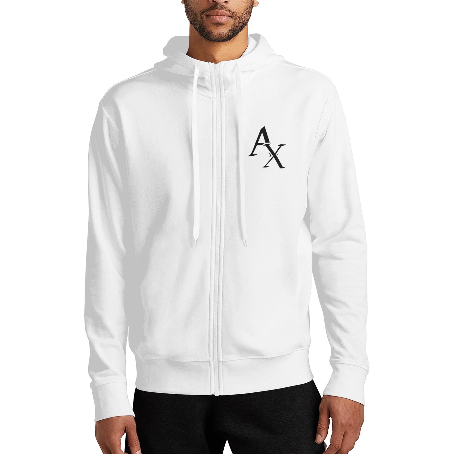 Adult Full Zip Turtleneck Hoodie Streetwear