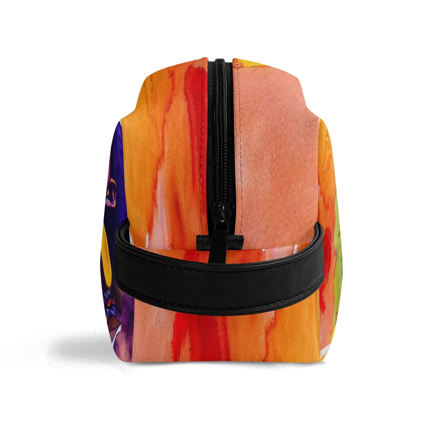 Travel PU Leather Toilettrie Bag Makeup Cosmetics Organizer