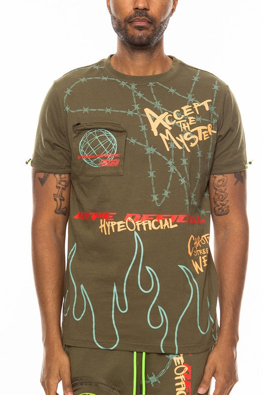 Mens: Print Tshirt