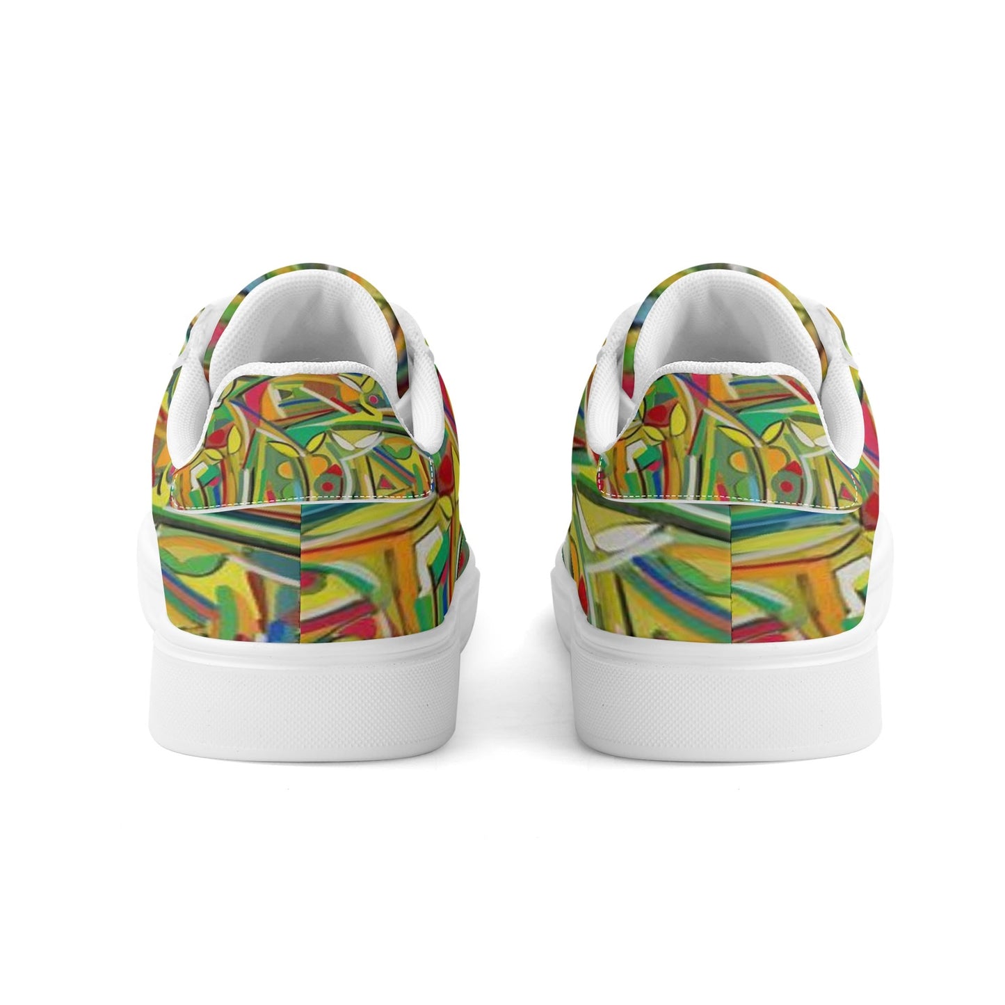 Sneakers: Adult Low Top Abstract Sneakers
