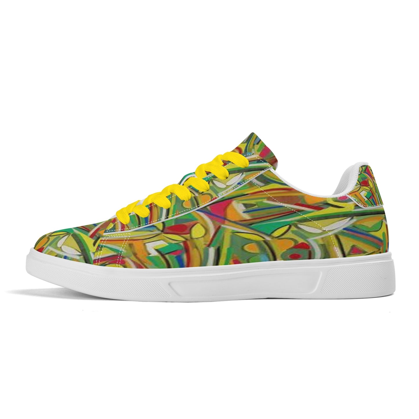 Sneakers: Adult Low Top Abstract Sneakers