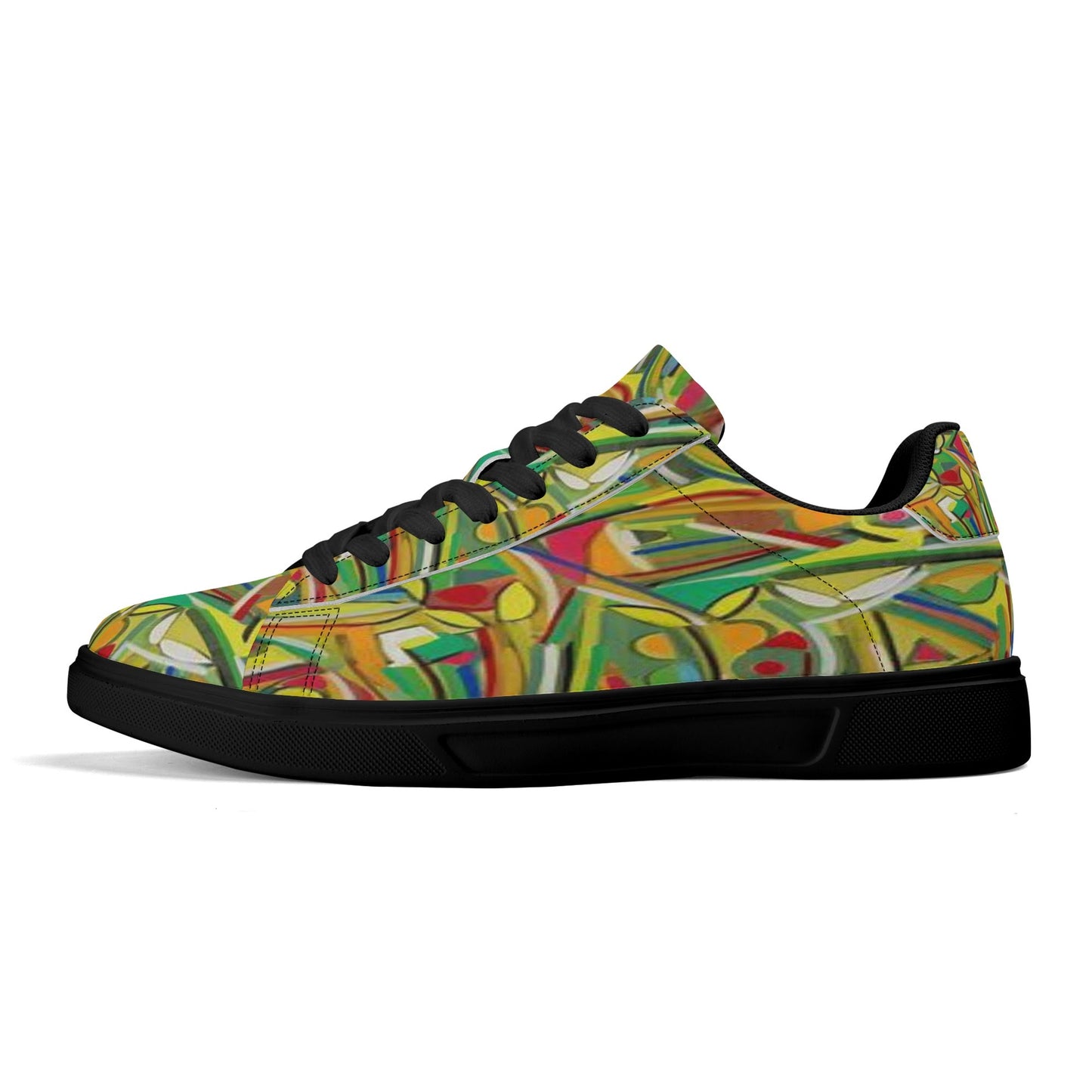 Sneakers: Adult Low Top Abstract Sneakers