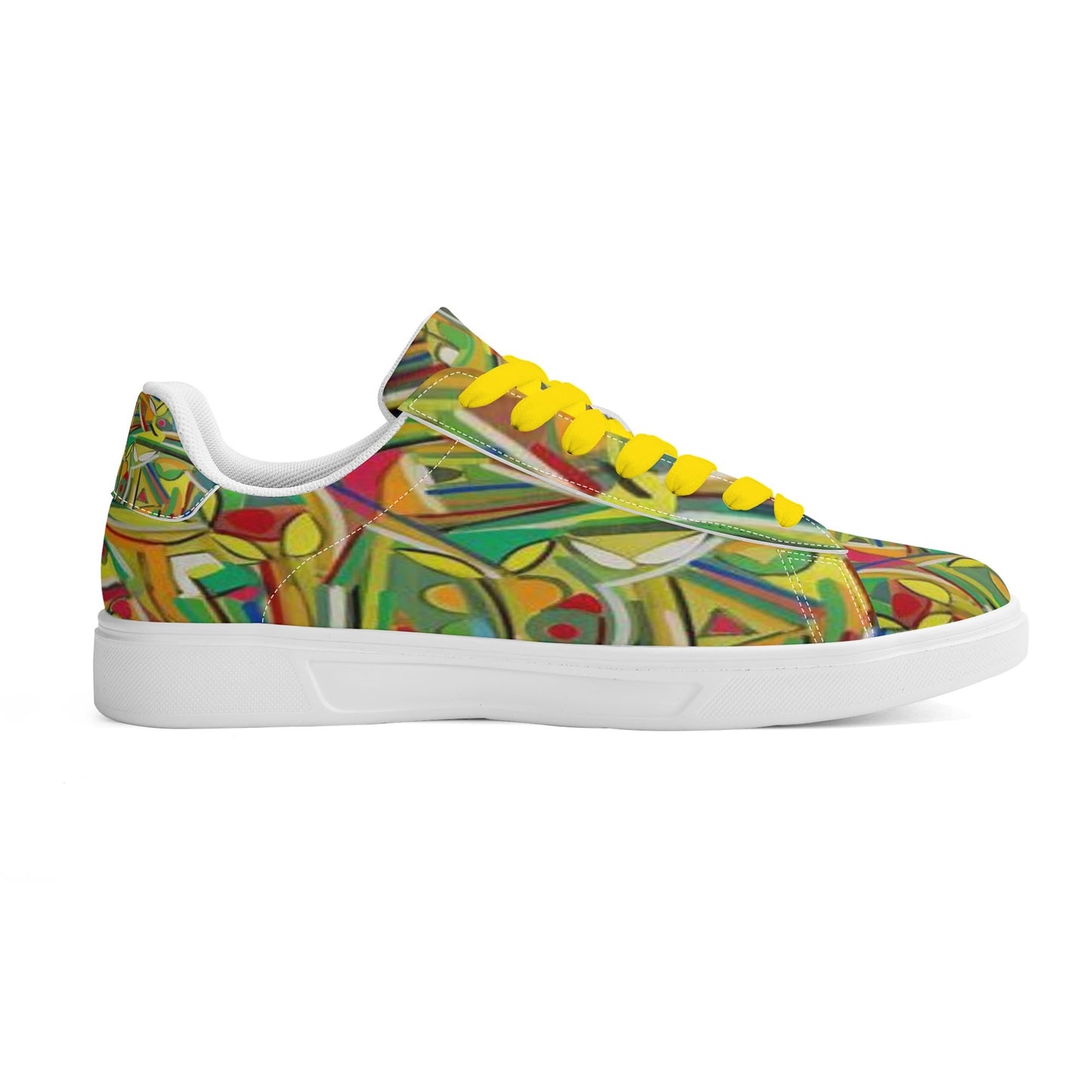Sneakers: Adult Low Top Abstract Sneakers