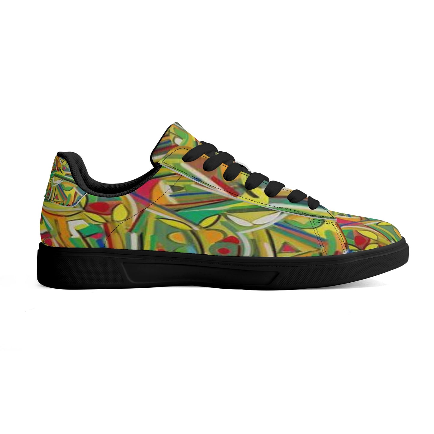 Sneakers: Adult Low Top Abstract Sneakers