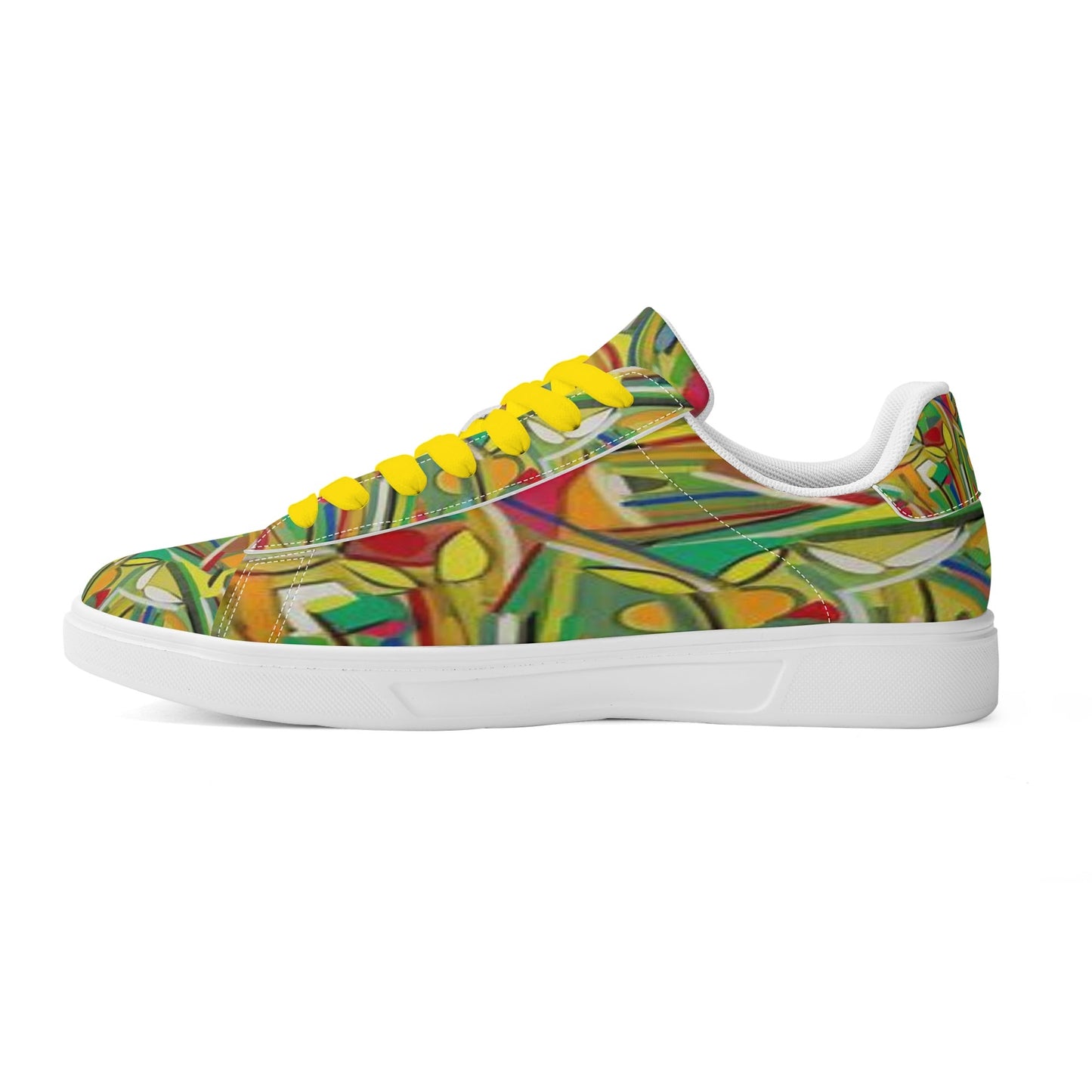 Sneakers: Adult Low Top Abstract Sneakers