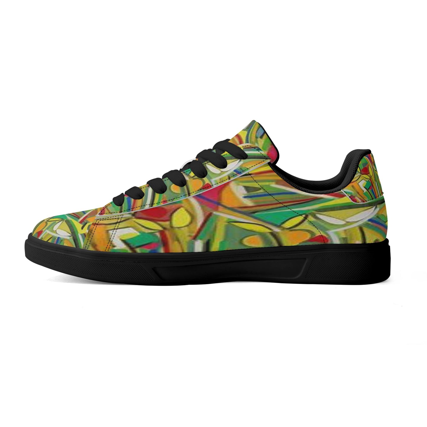Sneakers: Adult Low Top Abstract Sneakers