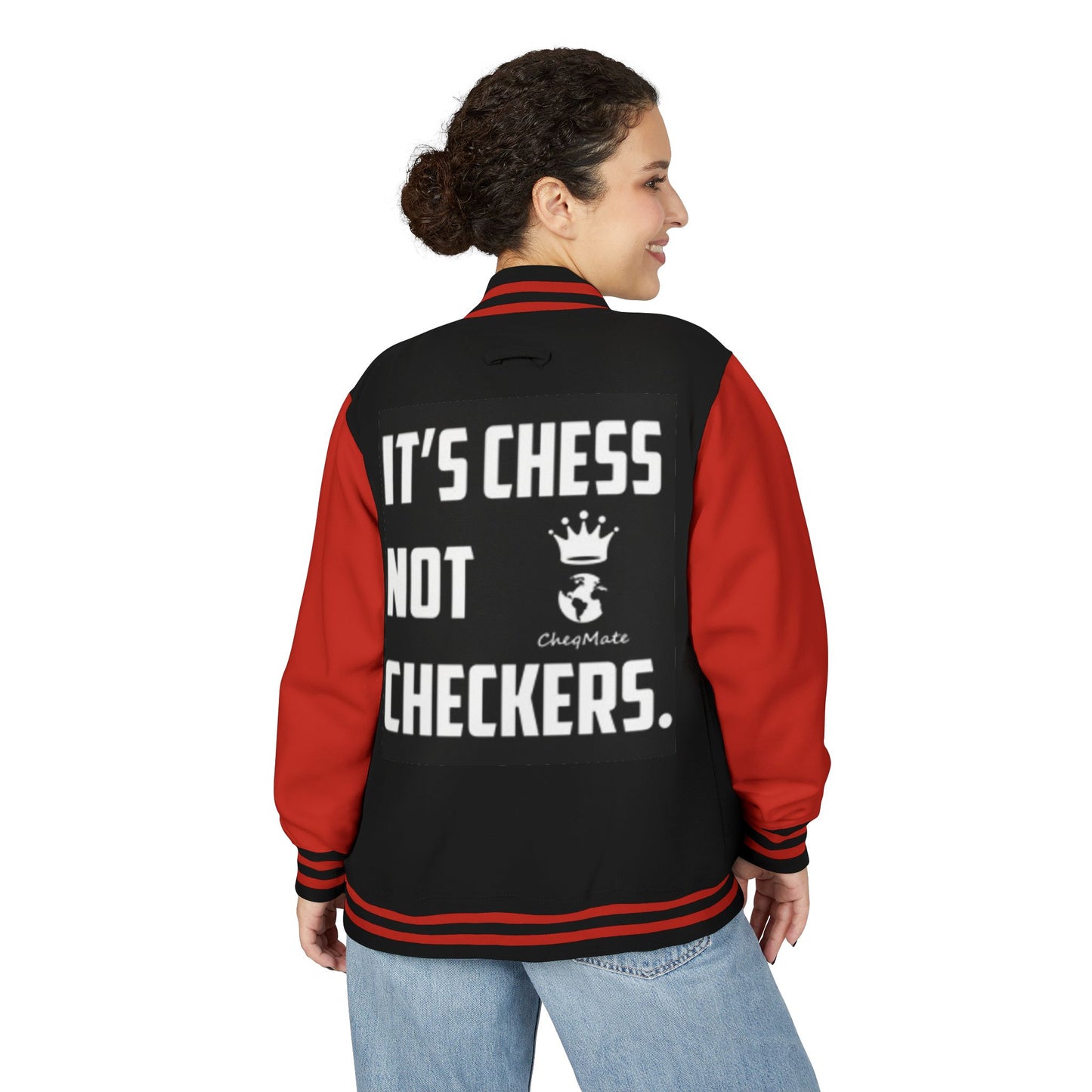 CheqMate Fashion: Letterman Jacket for Chess Players