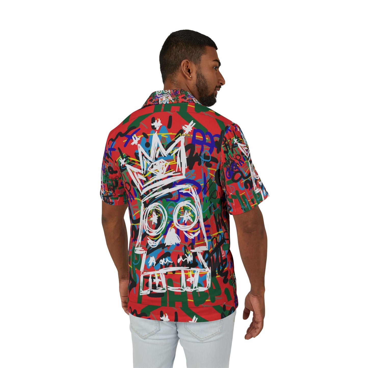 Menswear: Custom Basquiat Inspired Button Down