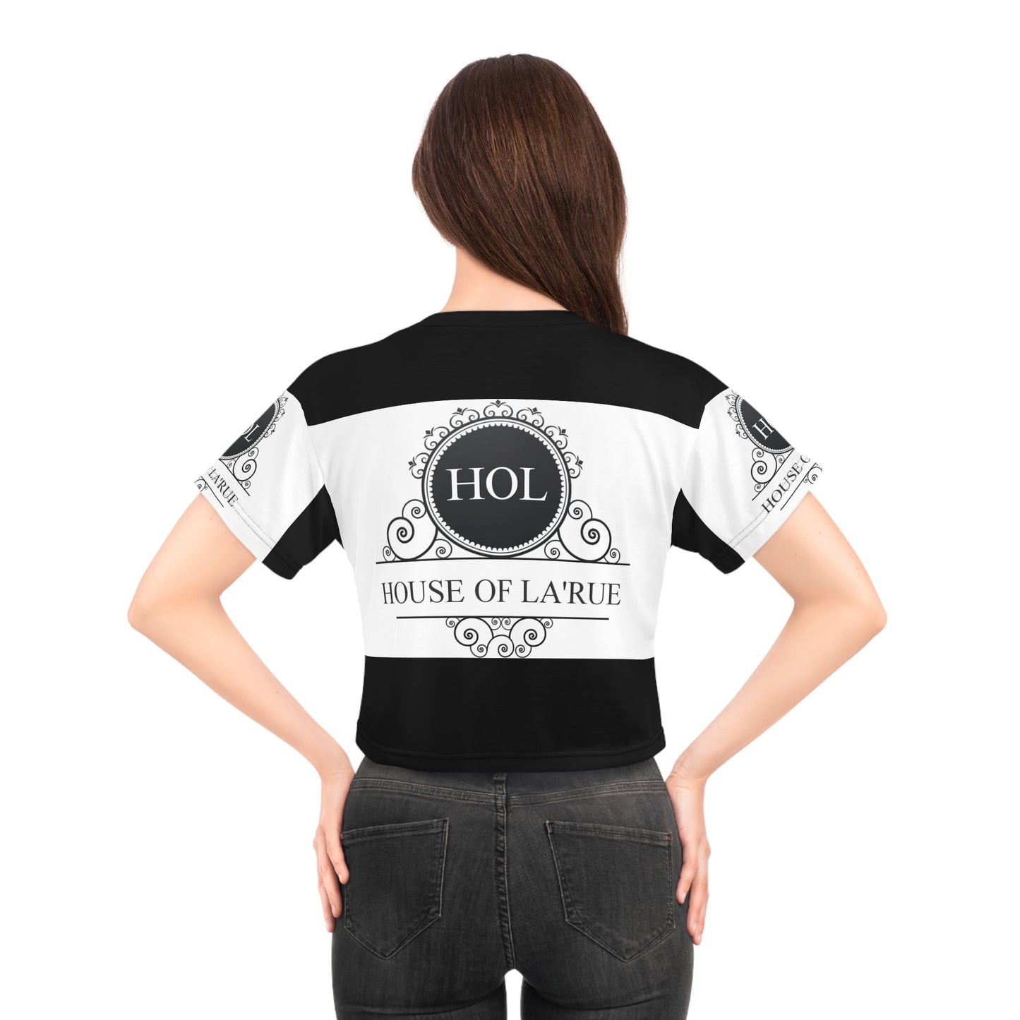 House of La'Rue Custom Crop Tee