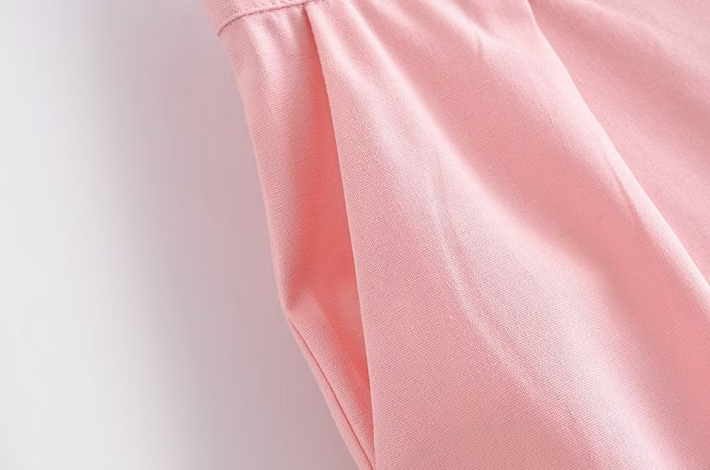 Suits: Row Button Vest Top Wide Leg Pants Suit