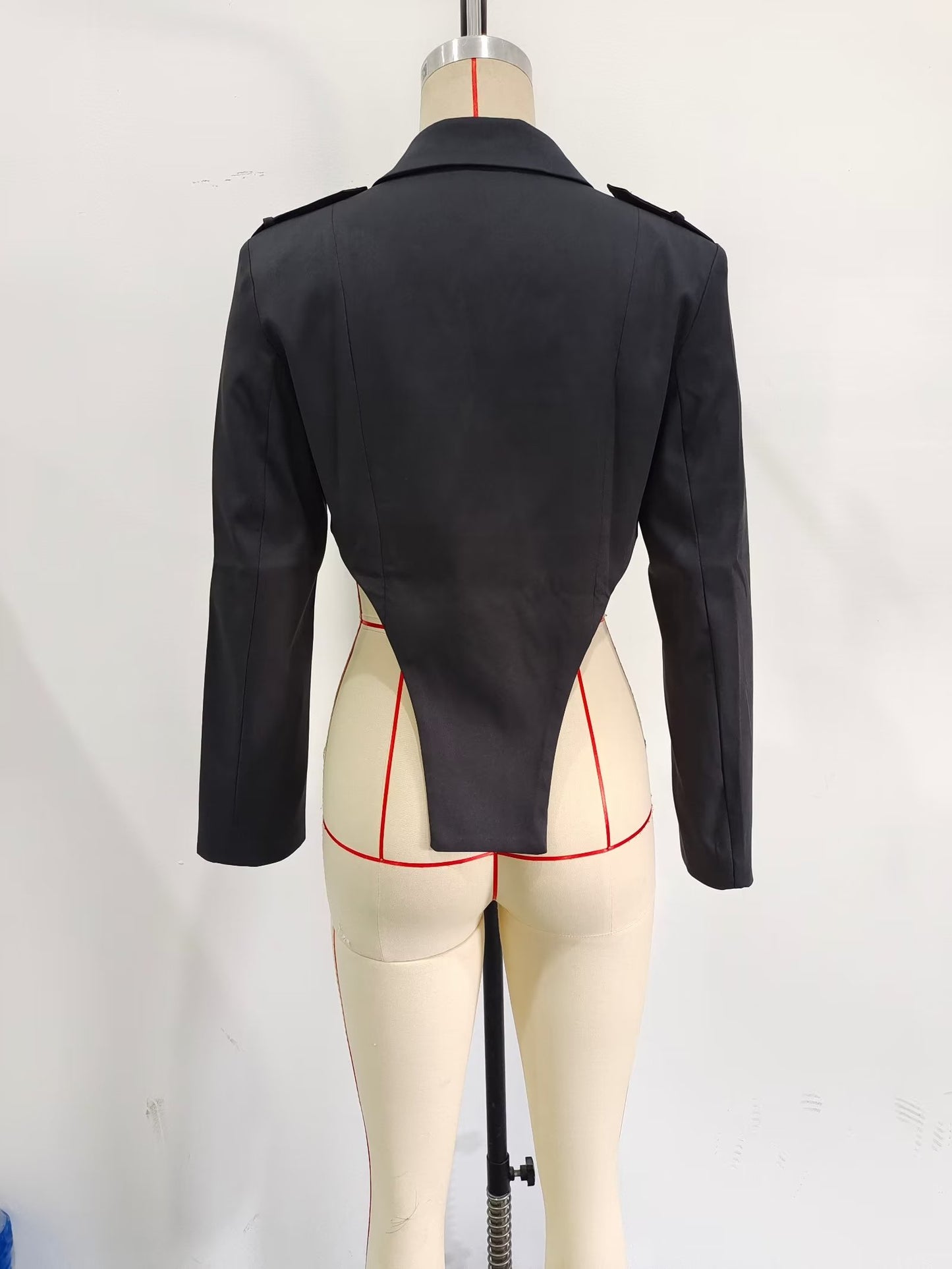 Suits: Women Cutout out sets Top High Waist Pleated Design Work Pant sets
