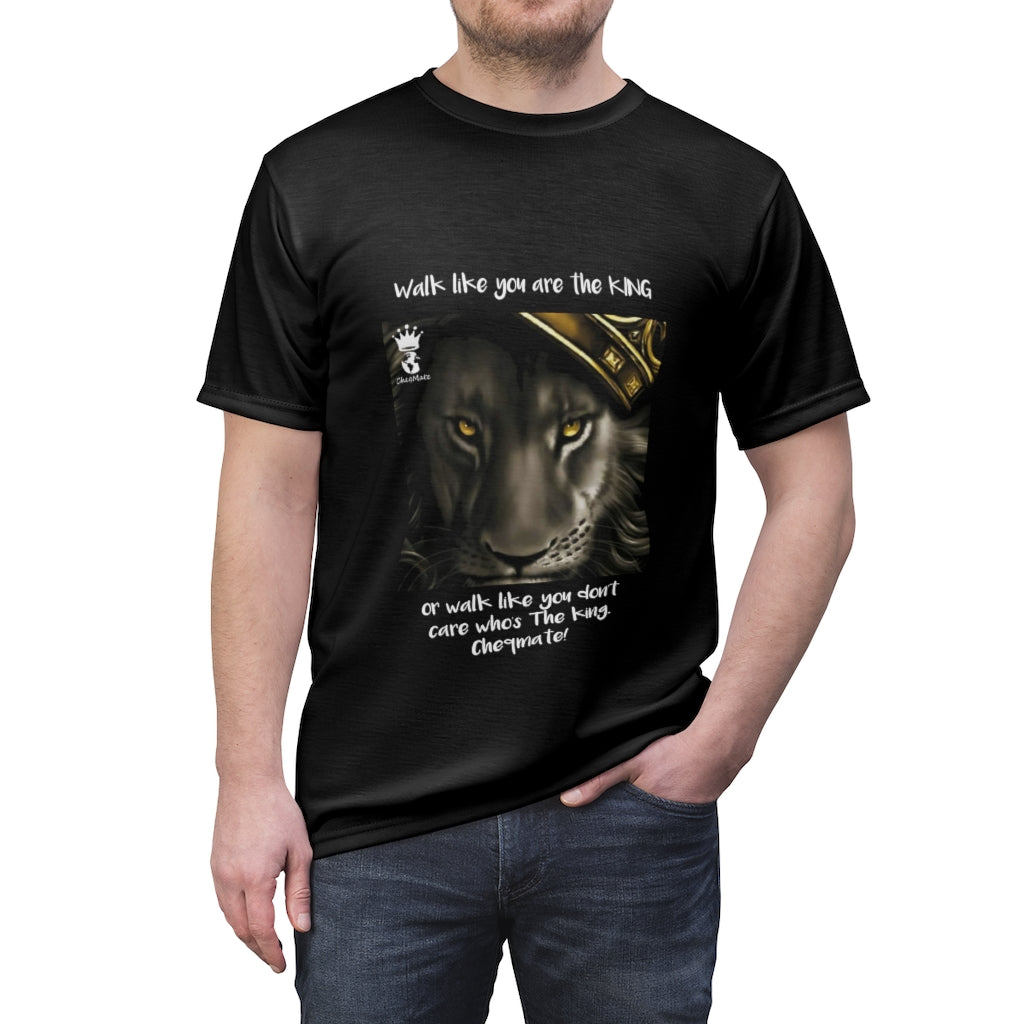 Menswear: CheqMate Lion Tee (behavior of a KING)