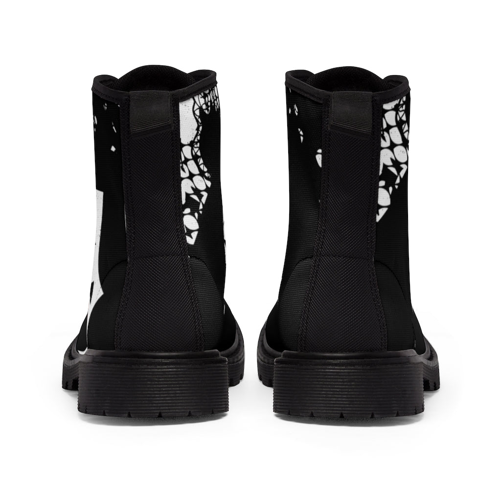 Shoes: Customized Women's Canvas Boots