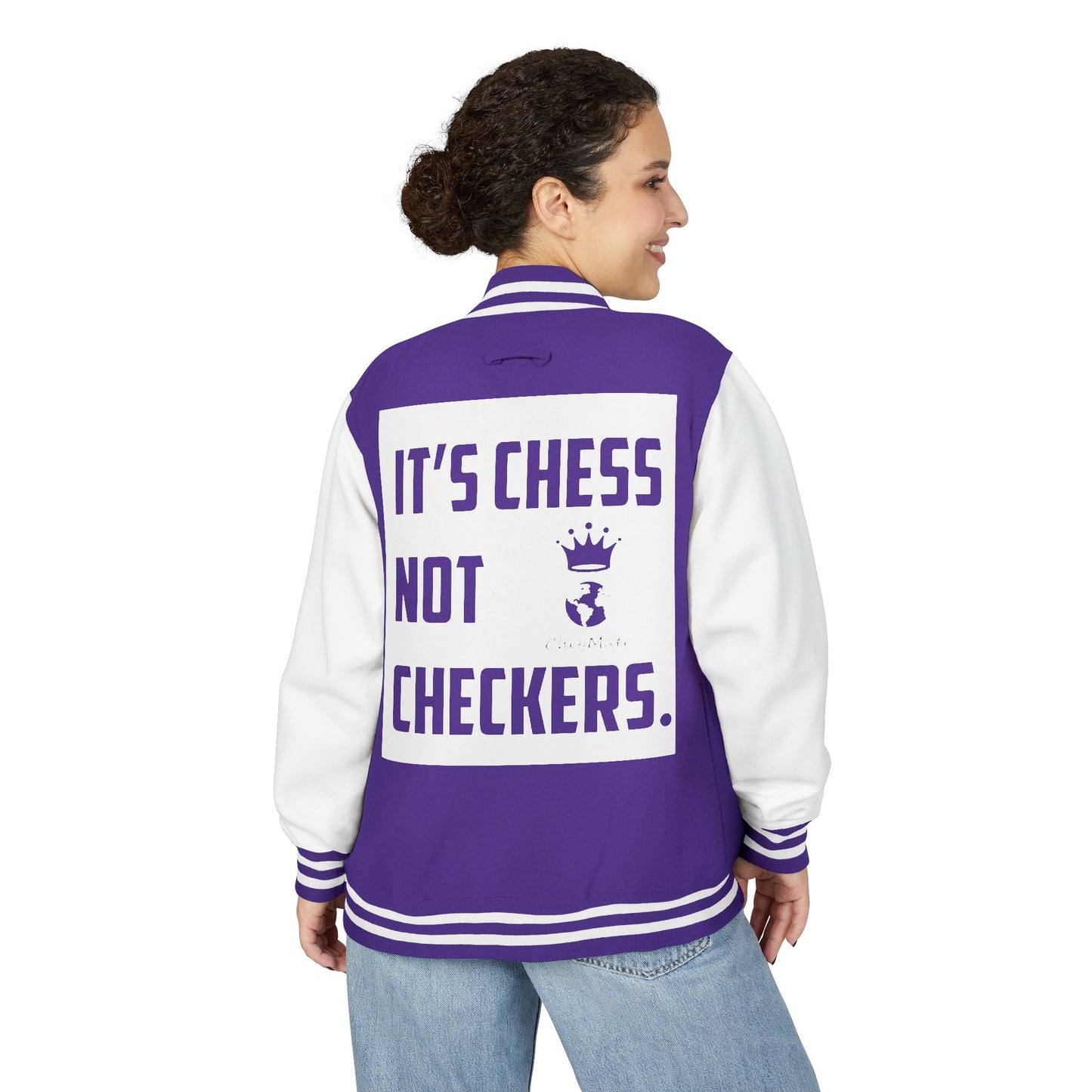 CheqMate Fashion: Letterman Jacket for Chess Players