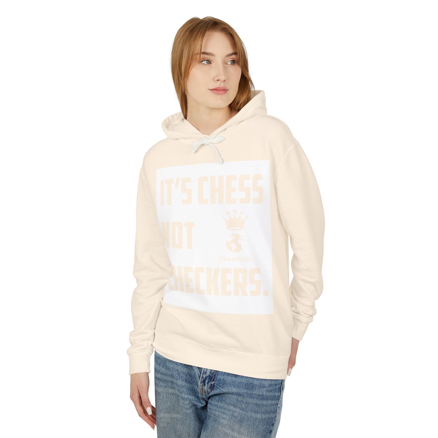 Chess Not Checkers Hoodie — "It’s Chess Not Checkers" Casual Chess Player Pullover