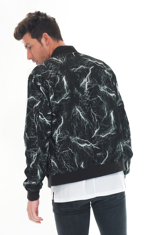 Mens: Lightning Bomber Windbreaker