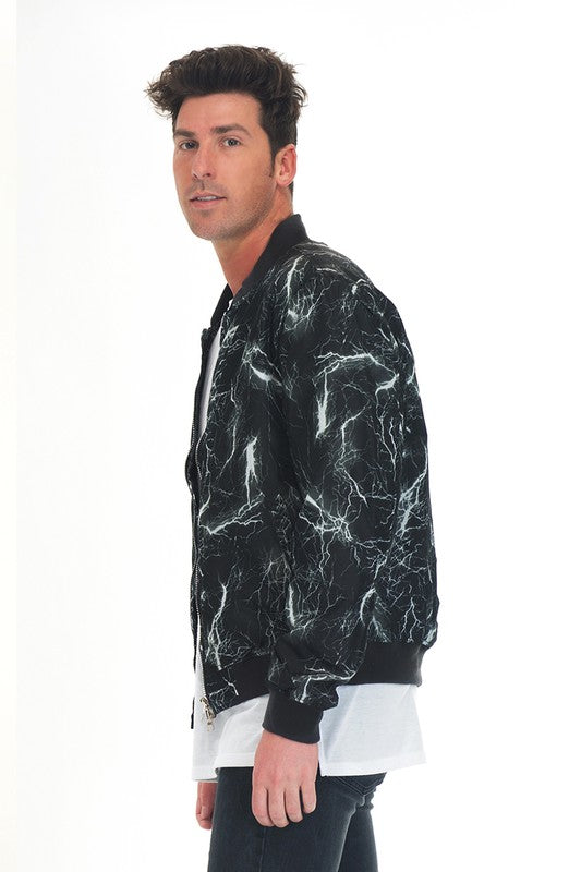 Mens: Lightning Bomber Windbreaker