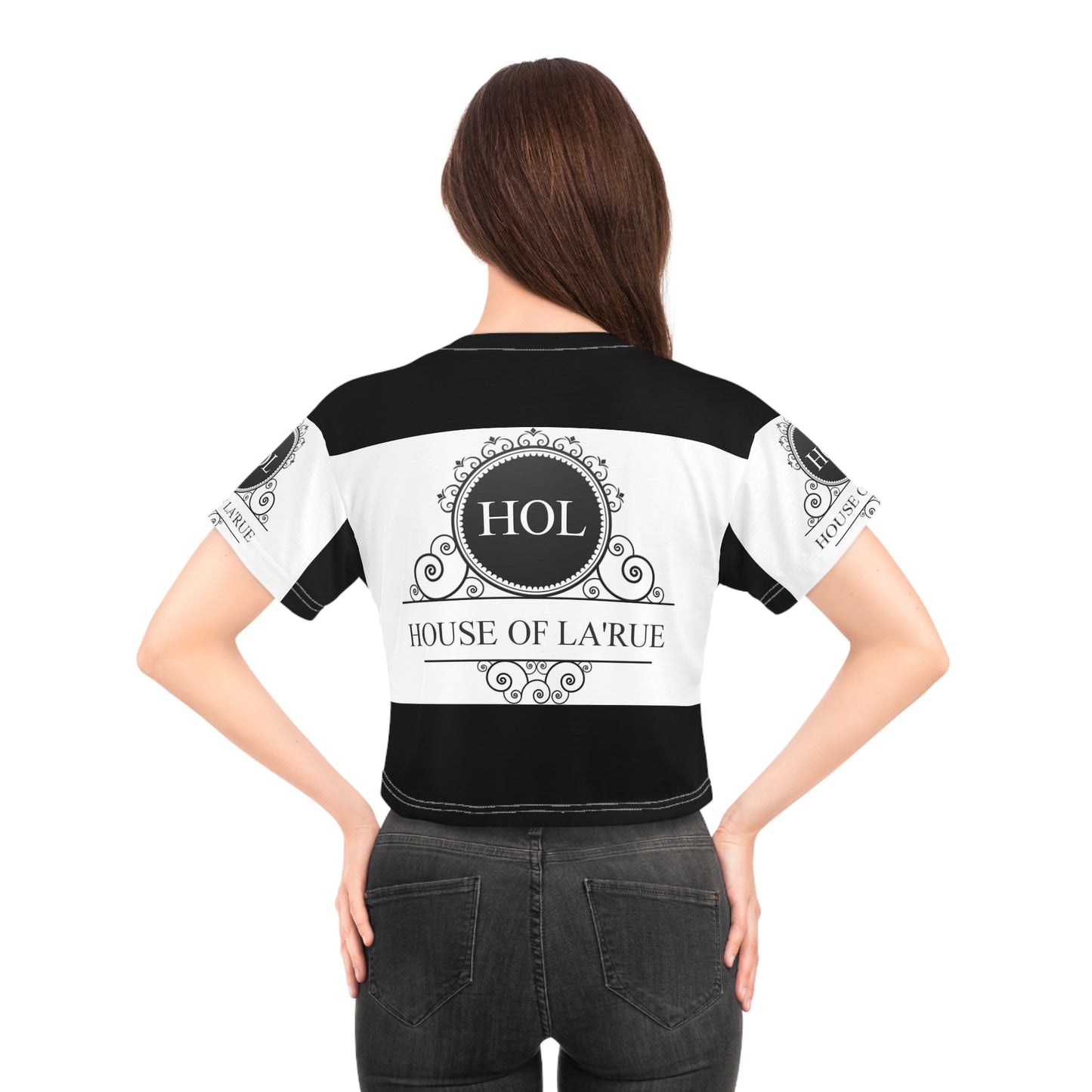 House of La'Rue Custom Crop Tee