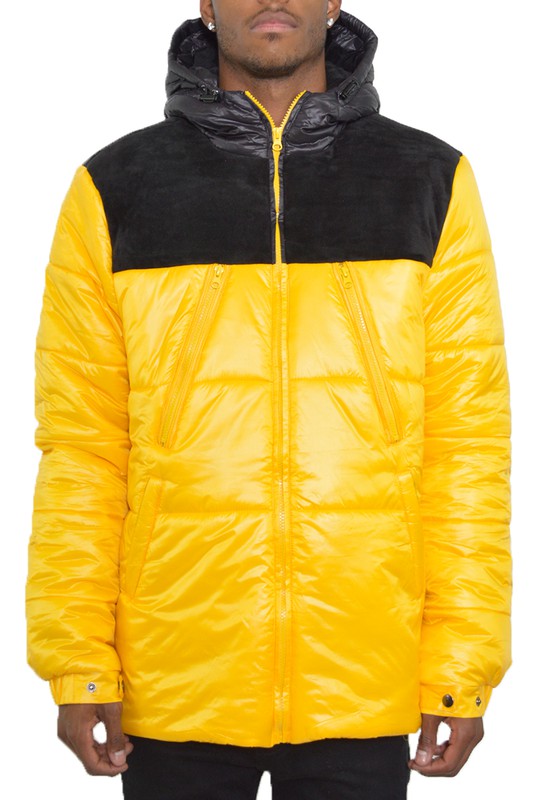 MENS: PADDED BUFFLE PUFFER JACKET