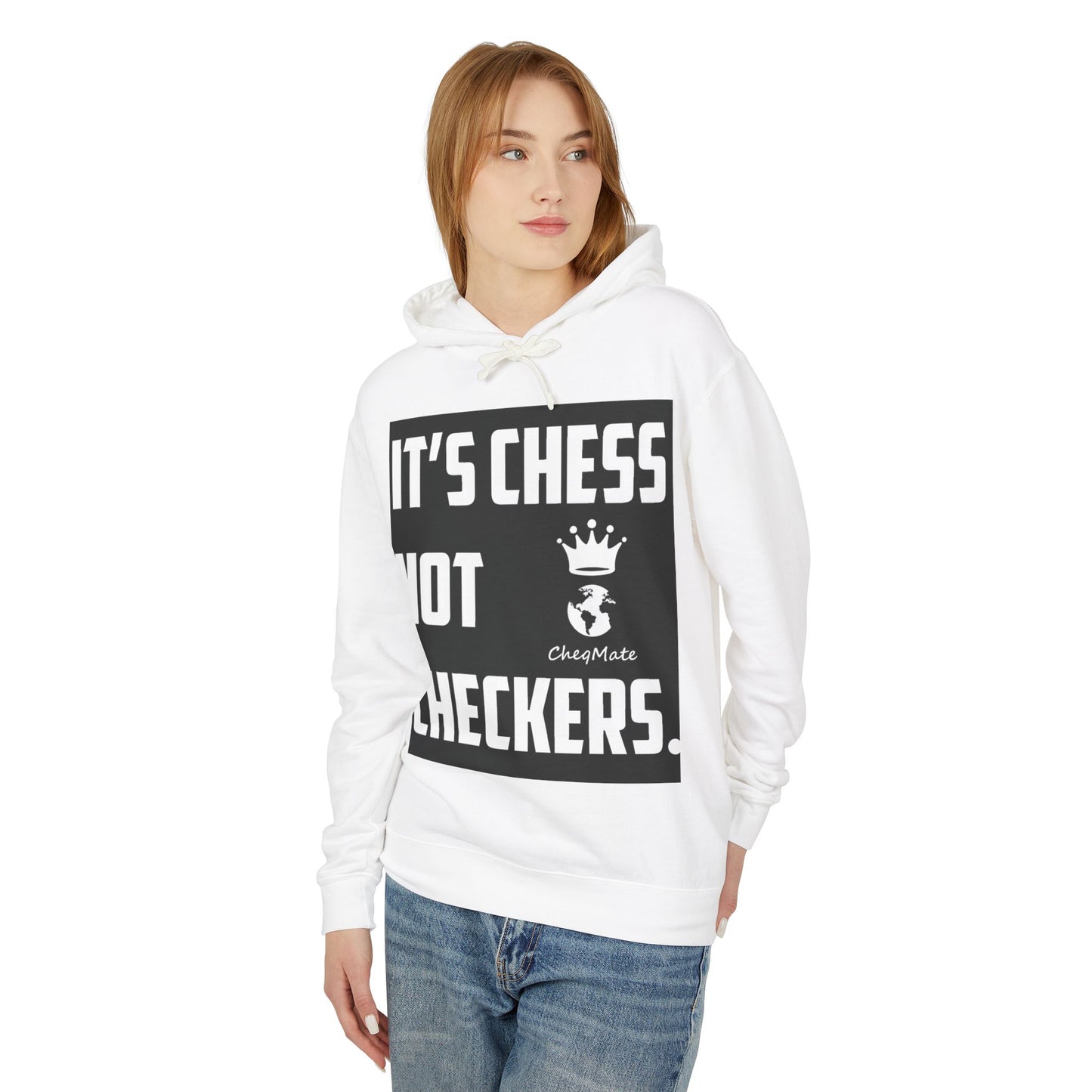 Chess Not Checkers Hoodie — "It’s Chess Not Checkers" Casual Chess Player Pullover