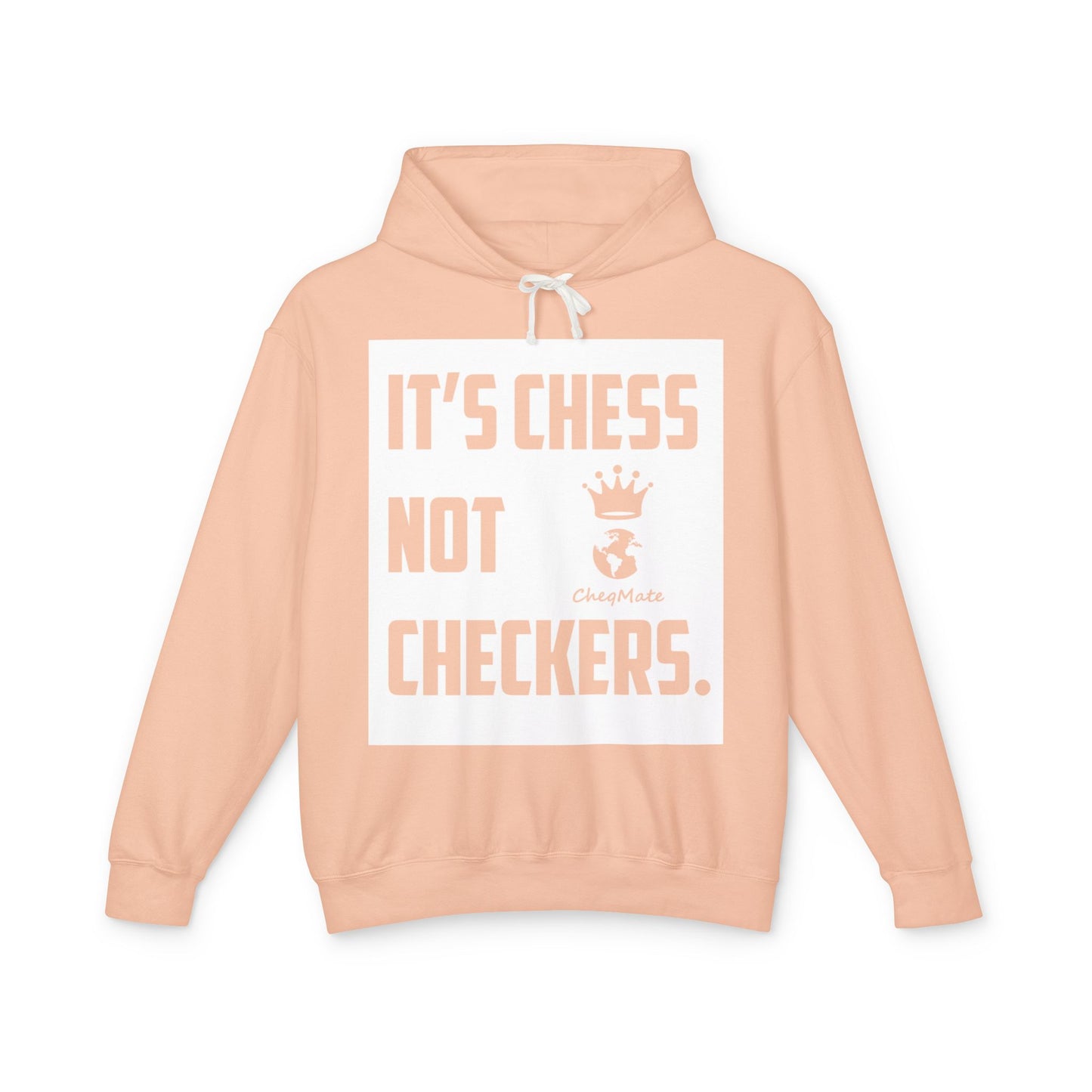 Chess Not Checkers Hoodie — "It’s Chess Not Checkers" Casual Chess Player Pullover