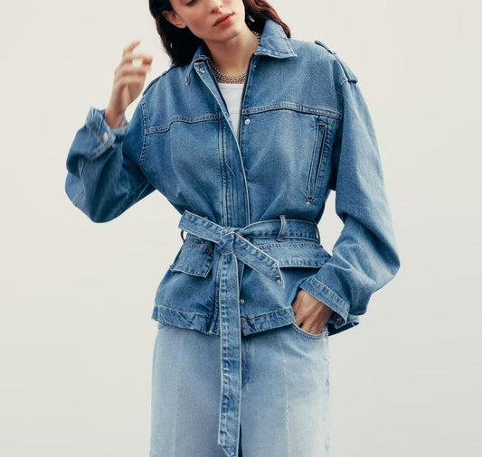 Jackets: Denim Shacket