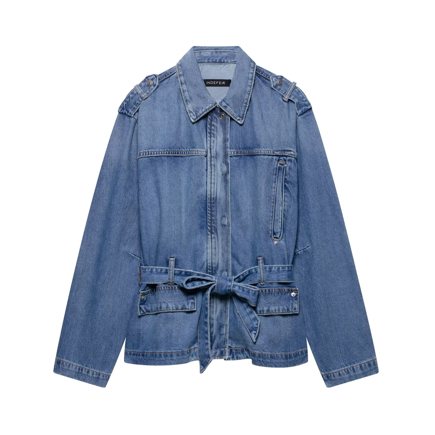 Jackets: Denim Shacket