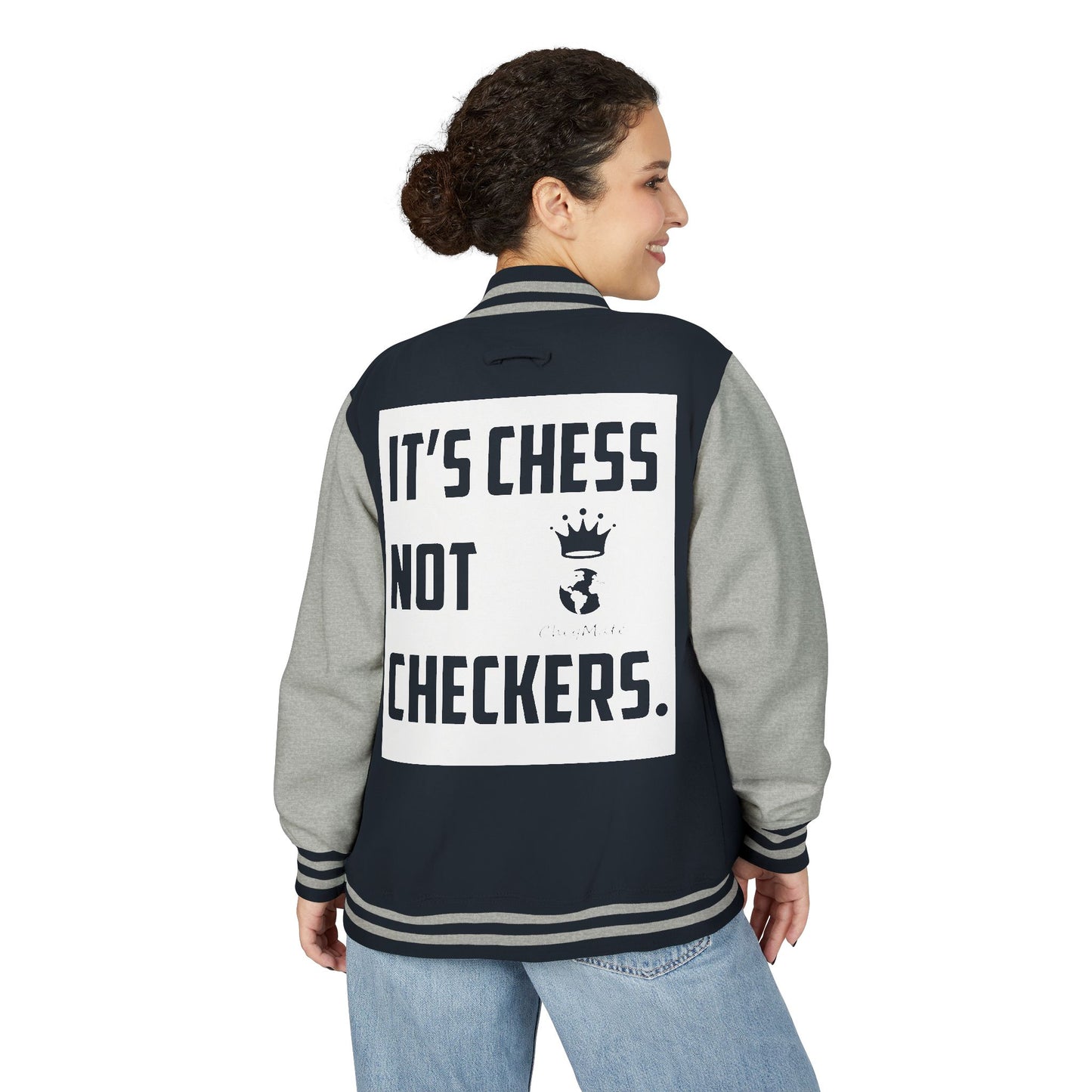 CheqMate Fashion: Letterman Jacket for Chess Players