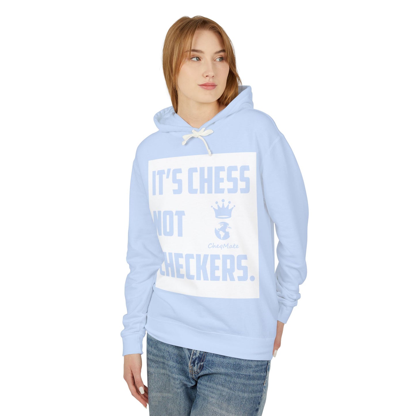Chess Not Checkers Hoodie — "It’s Chess Not Checkers" Casual Chess Player Pullover
