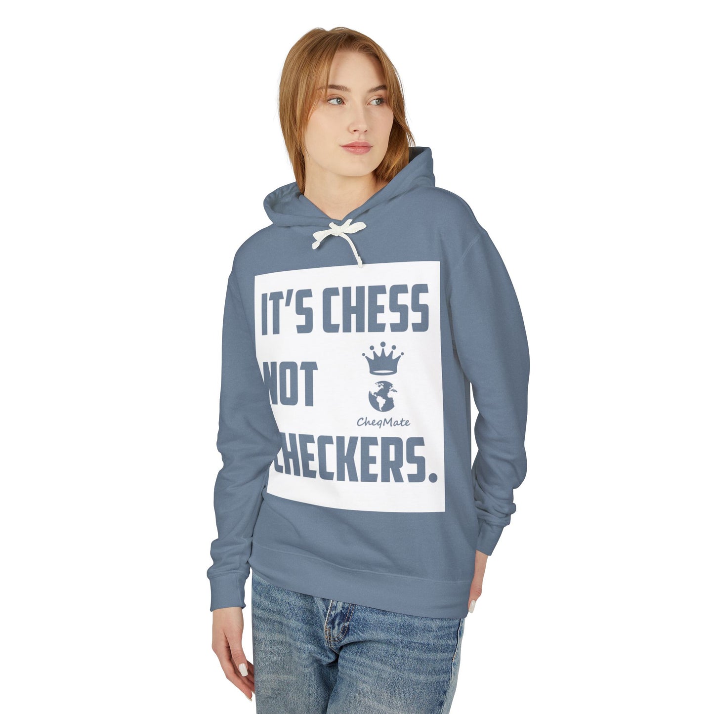 Chess Not Checkers Hoodie — "It’s Chess Not Checkers" Casual Chess Player Pullover