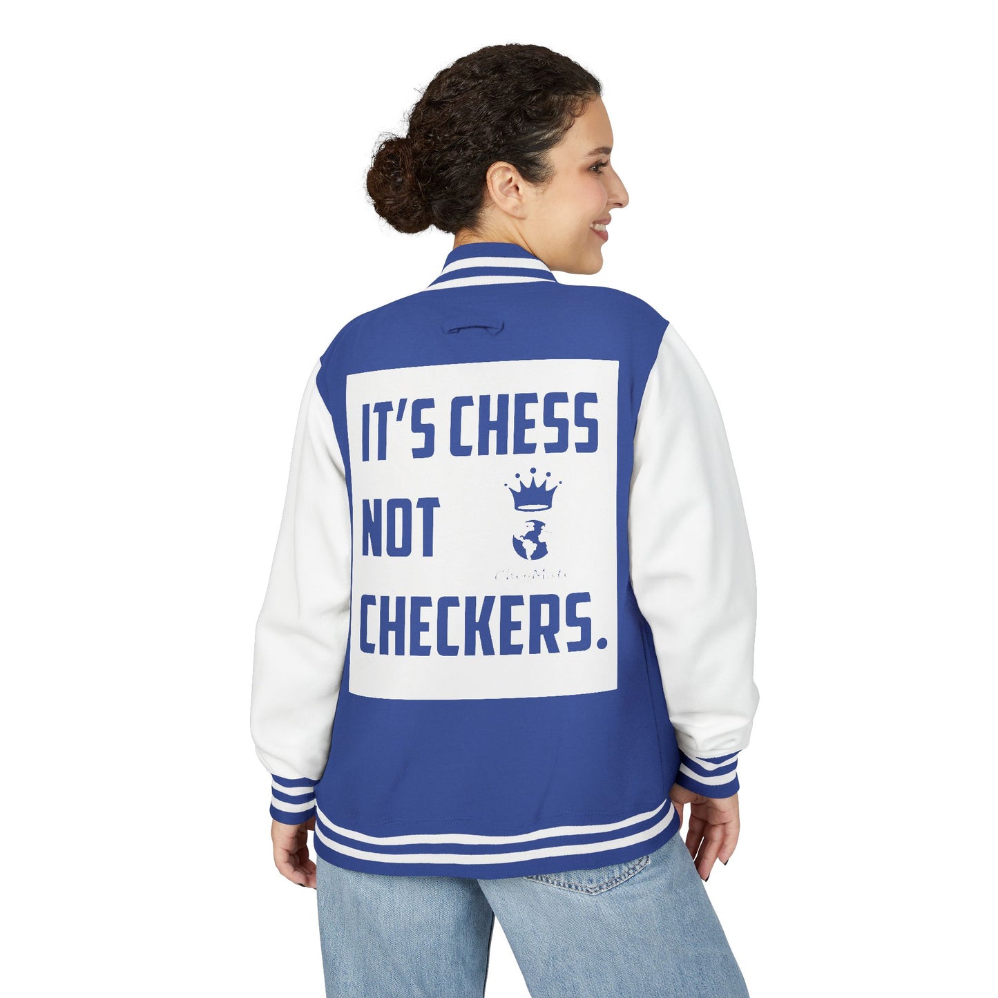 CheqMate Fashion: Letterman Jacket for Chess Players