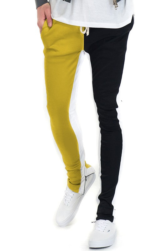 Mens: TWO TONE COLOR BLOCK TRACK PANT JOGGER