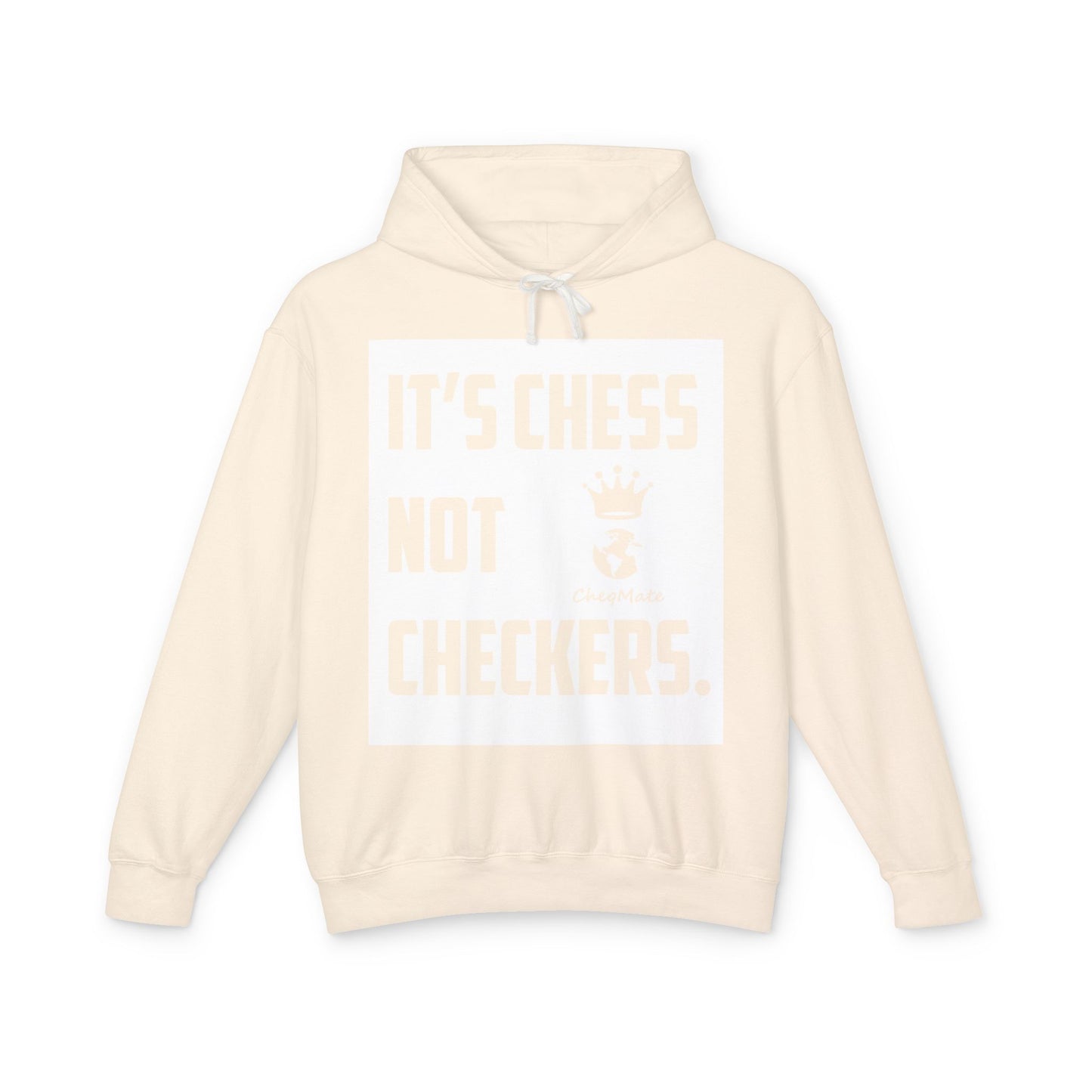 Chess Not Checkers Hoodie — "It’s Chess Not Checkers" Casual Chess Player Pullover