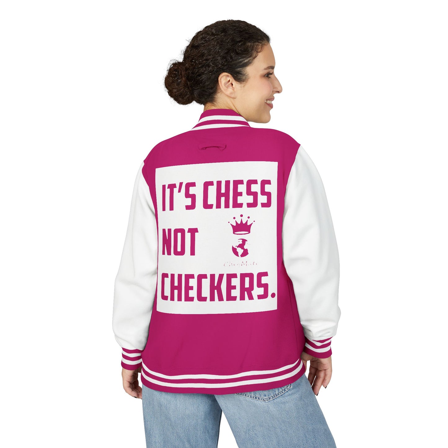 CheqMate Fashion: Letterman Jacket for Chess Players