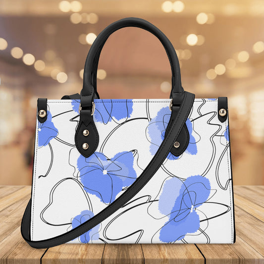 Handbag: Luxury Floral Handbag with Shoulder Strap