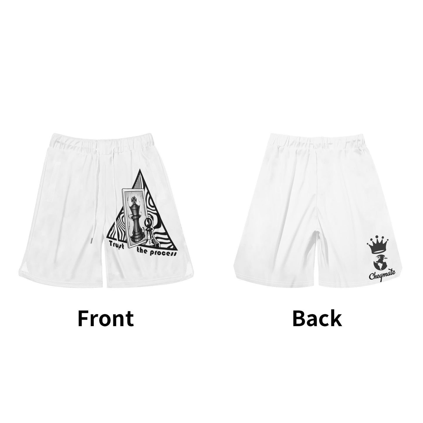 Mens:Cheqmate Mesh Shorts Sea Life Swim Trunks