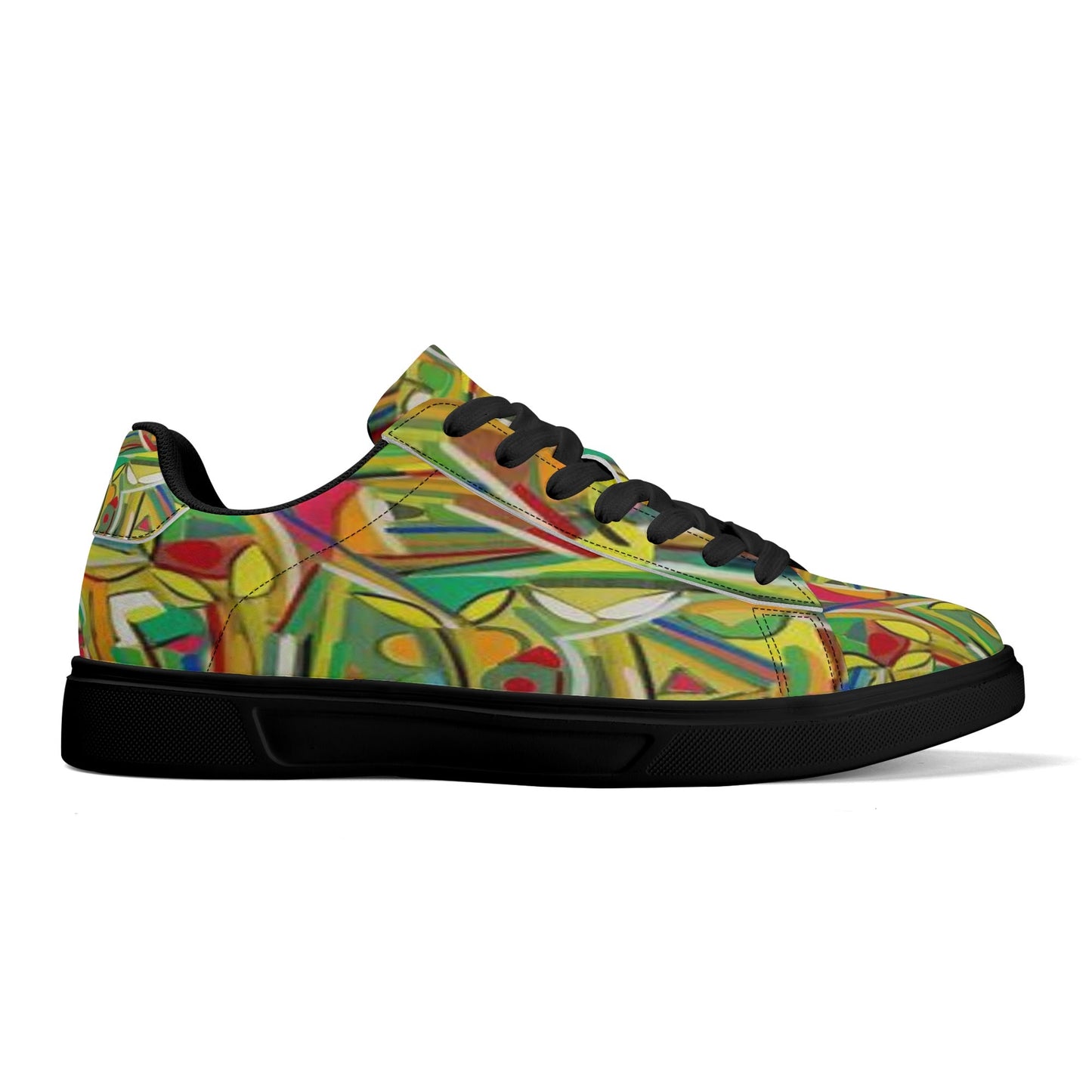 Sneakers: Adult Low Top Abstract Sneakers