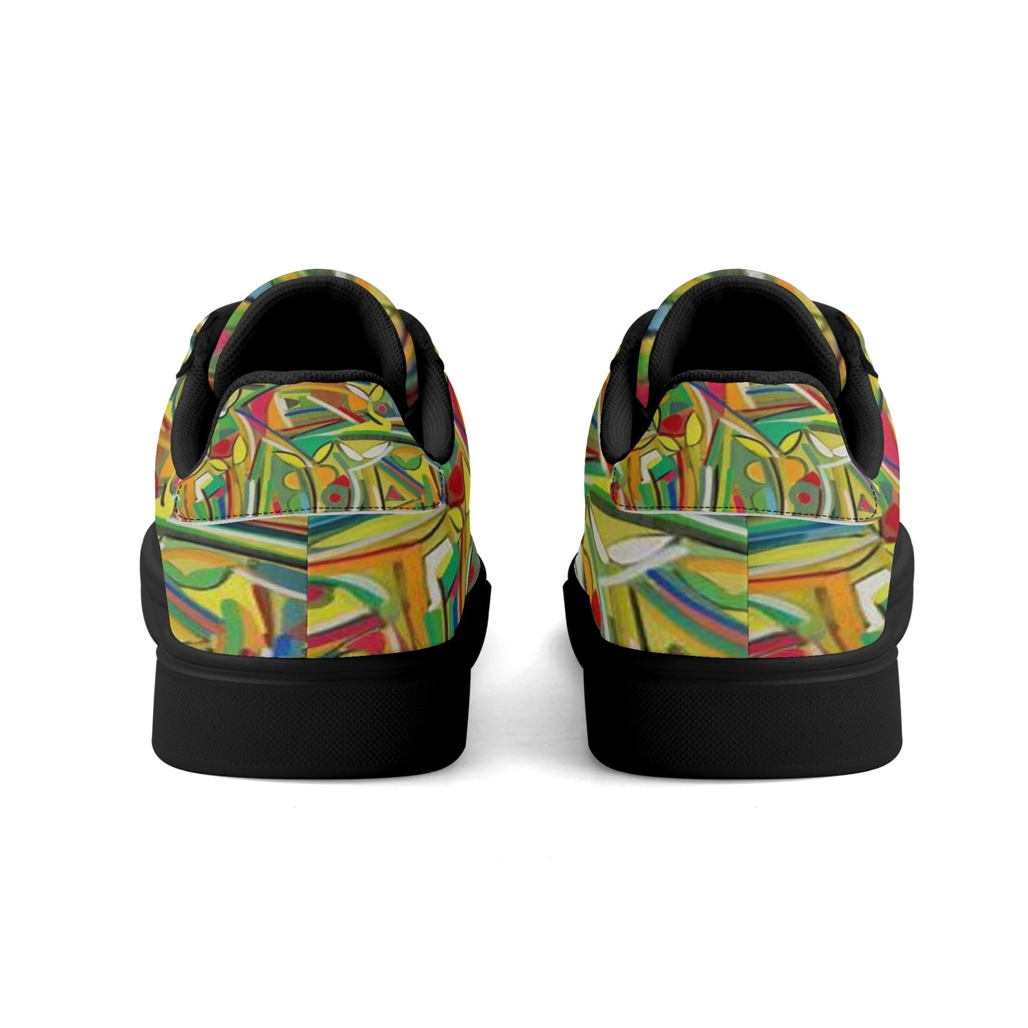 Sneakers: Adult Low Top Abstract Sneakers