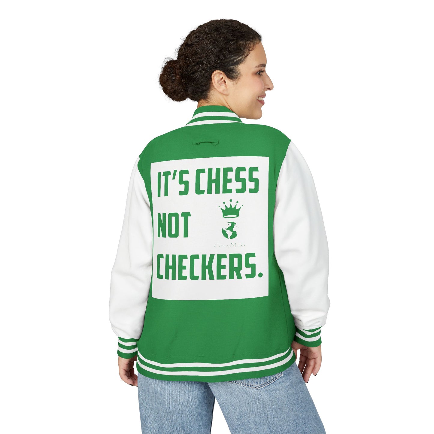 CheqMate Fashion: Letterman Jacket for Chess Players
