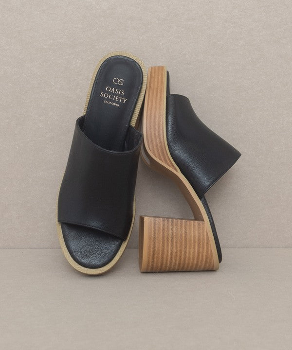 Shoes: OASIS SOCIETY Camille - Platform Slide Heel