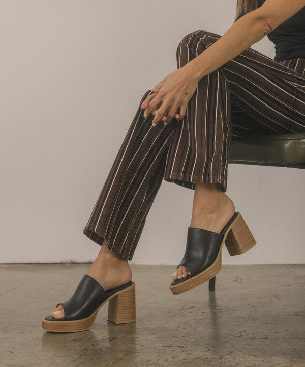 Shoes: OASIS SOCIETY Camille - Platform Slide Heel