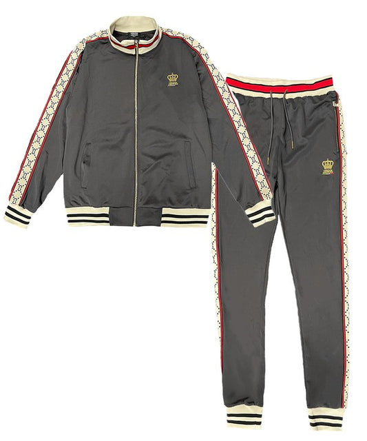 Mens: CC Logo Track Jacket and Pant Set