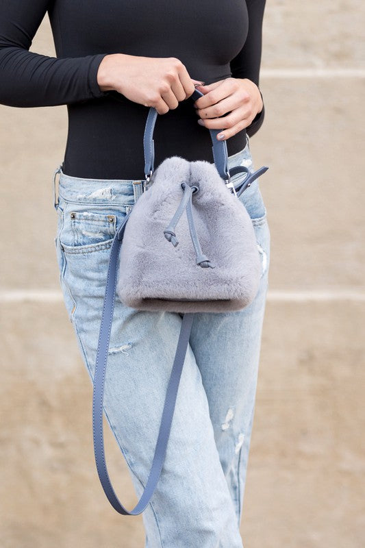 Bags: Elle Convertible Plush Top Handle Crossbody