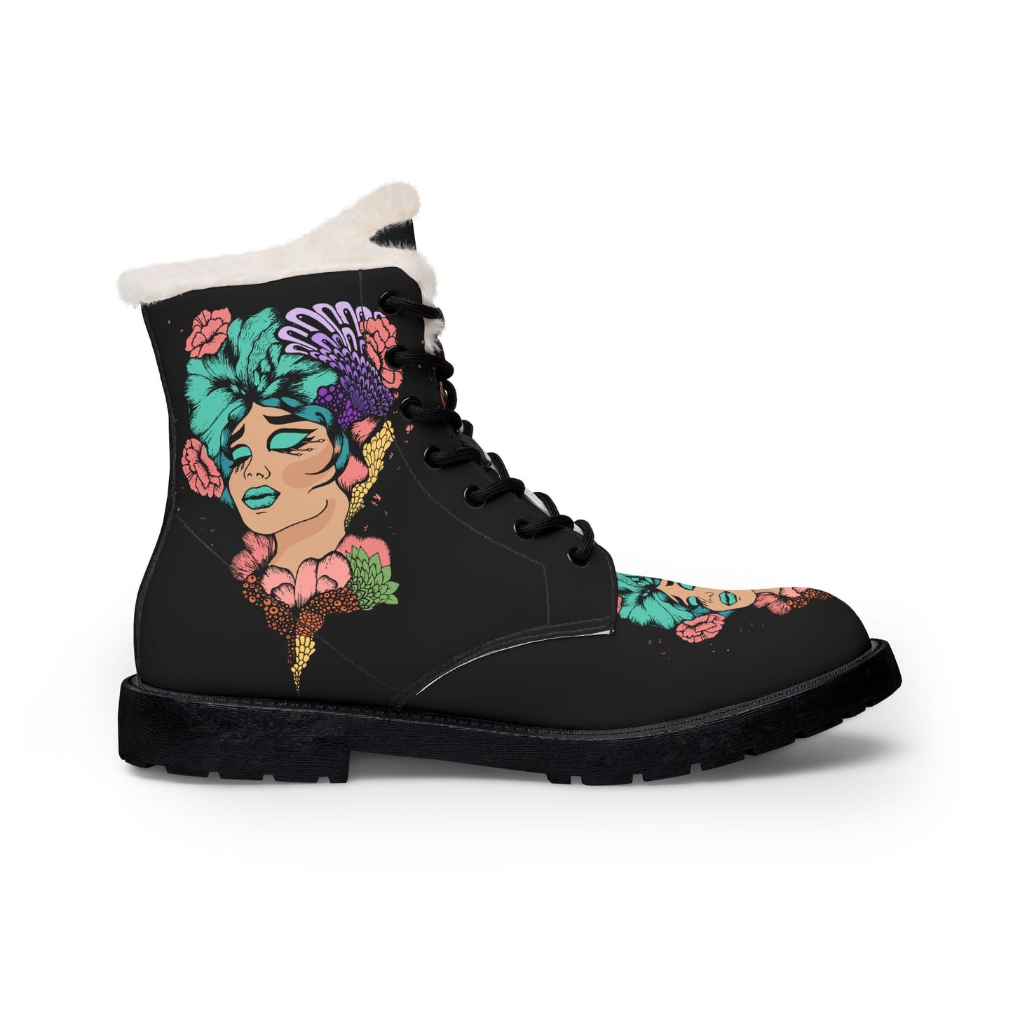 Women's Fur and Leather Boots