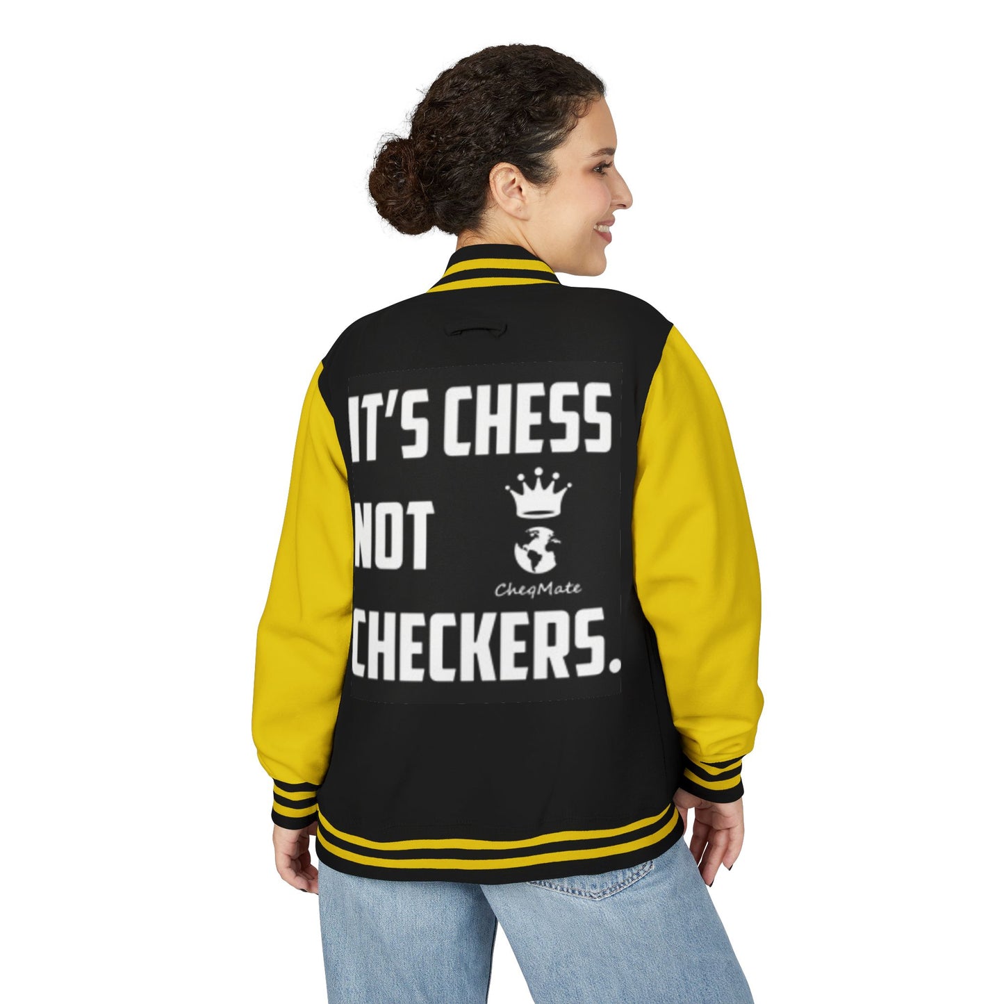 CheqMate Fashion: Letterman Jacket for Chess Players