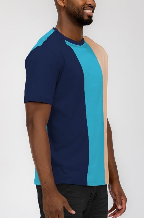 Mens: Color Block T Shirt
